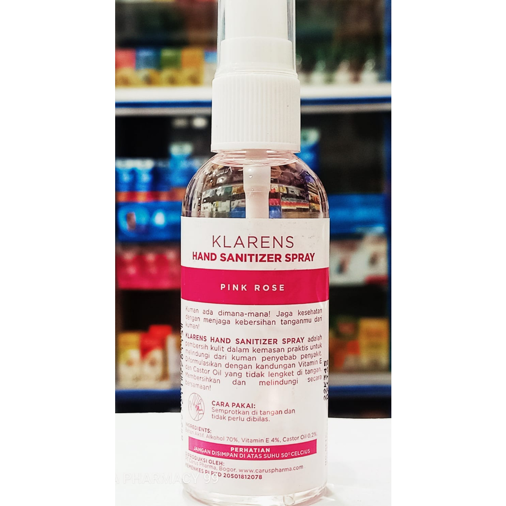 Klarens 60ml - Hand Sanitizer Spray