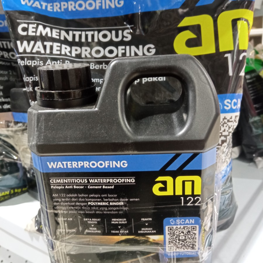 AM 122 Cementious Waterproofing Semen Anti Bocor 2 Komponen 5kg