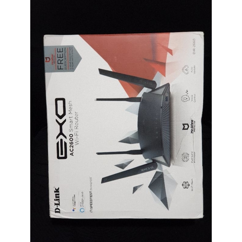 dlink exo ac2600 smart mesh wifi router