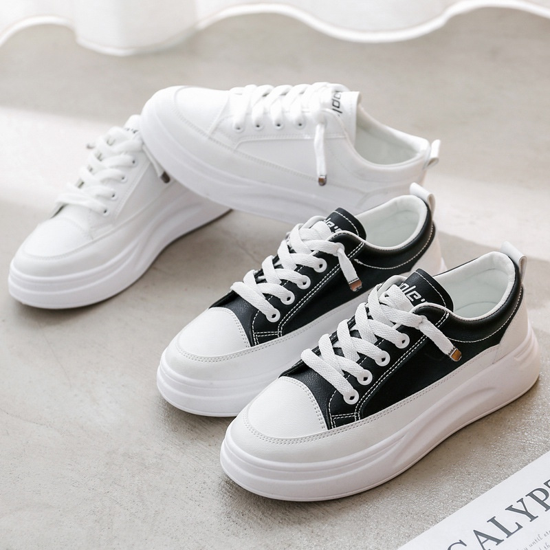 Free BOX Sepatu Sneaker Putih Wanita Import Premium Quality Sepatu Olahraga Sepatu Wanita Sneakers Wanita Model Korea Import Premium Quality NS70521