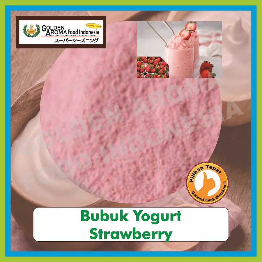 

Bubuk Yogurt Rasa Strawberry 250gr Serbuk Ice Youghurt Stroberi Es Krim Yogurt Drink Powder Enak