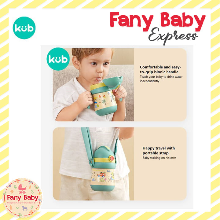 KUB DOUBLE LID THERMAL INSULATION STRAW CUP 260ML