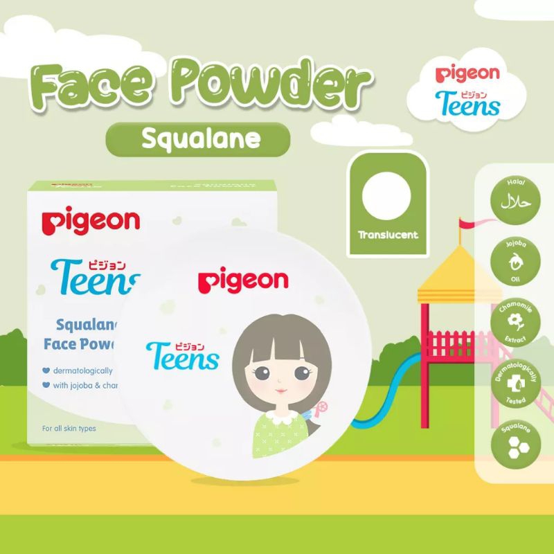 PIGEON TEENS Squalance Face Powder | Bedak tabur untuk remaja