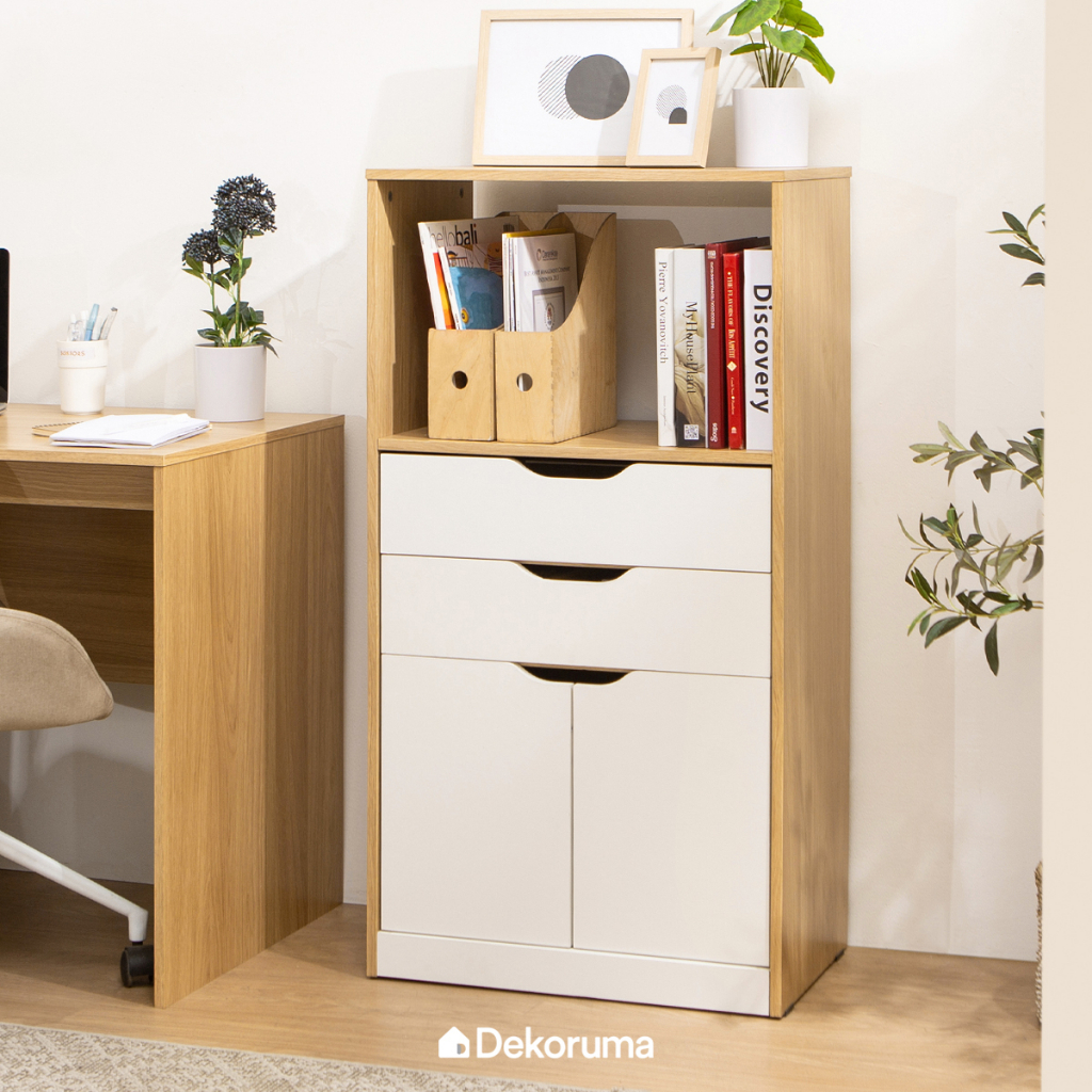 Dekoruma SANO Lemari Laci Arsip / Lemari Kayu Kantor