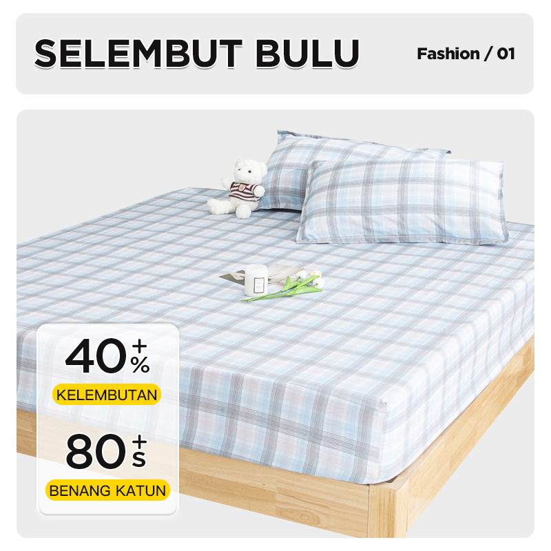 Sprei Motif Aesthetic Sprei Ala Korea Sprei Ukuran 180x200cm Bahan Halus Premium