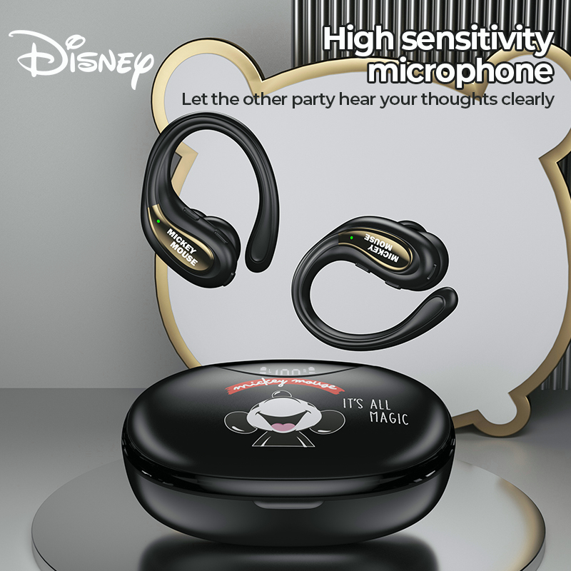 Disney S28 Bluetooth 5.3 Wireless TWS Sport Headset With Waterproof Mic/Earhook HiFi Stereo Music