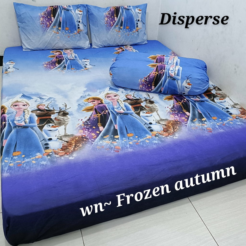 Watygrosir Sprei motif FROZEN Murah Homemadesarban sargul serasi pakingan rapi jahitan rapi