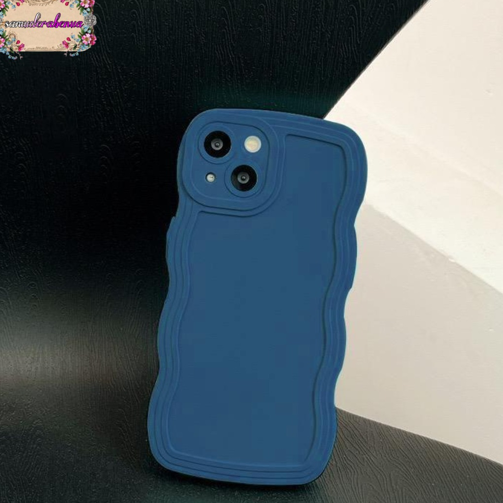 CASE SOFTCASE SILIKON GELOMBANG WAVY PROCAMERA MACARON XIAOMI REDMI 12C SB5119