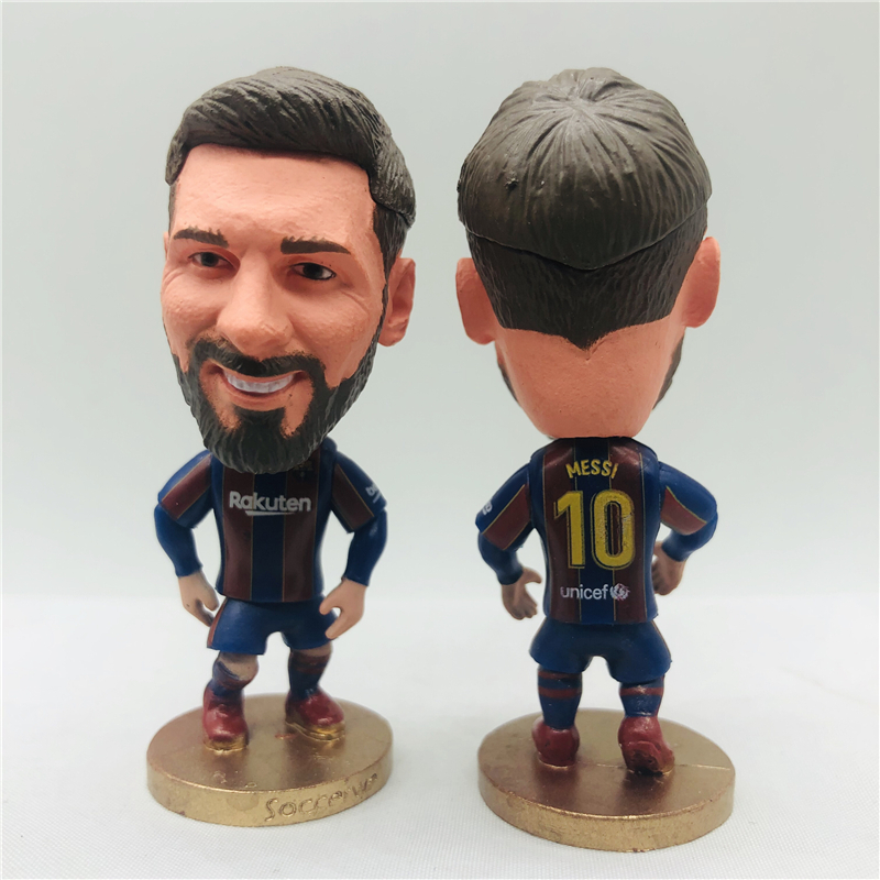 Soccerwe Soccer Action Figure Lionel Messi Barcelona ( Smiling )
