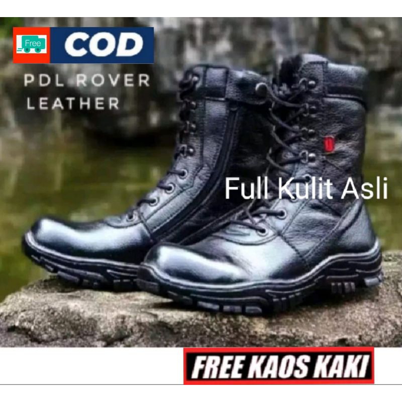 Sepatu PDL TNI POLRI KULIT SAPI ASLI