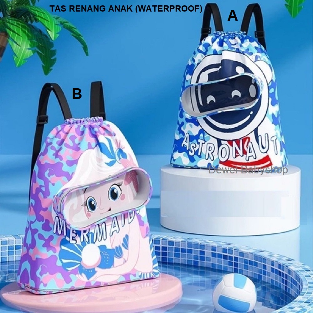 Tas Ransel Renang Anak (Swim Swimming Bag / Kado Berenang / Hadiah Ultah )