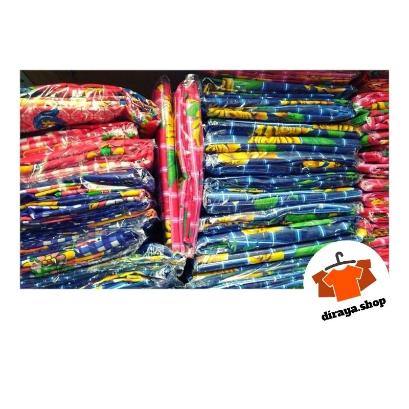 URUNG KASUR ISI KAPUK MOTIF BUNGA | URUNG KASUR ISI KAPUK MOTIF BONEKA | MOTIF DORAEMON | SARUNG KAS