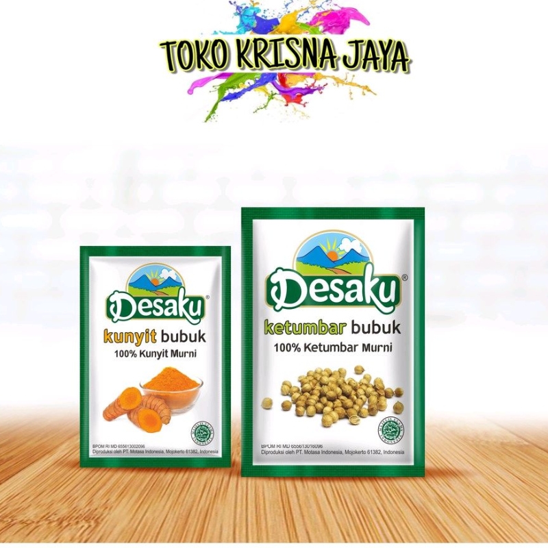 

BUMBU DESAKU KETUMBAR | KUNYIT SACHET 15GR 1 RENCENG ISI 12 BUNGKUS