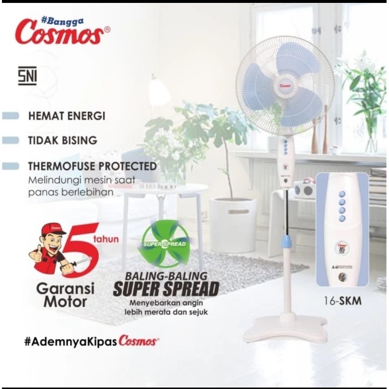 Kipas angin berdiri Cosmos 16-SKM Stand Fan