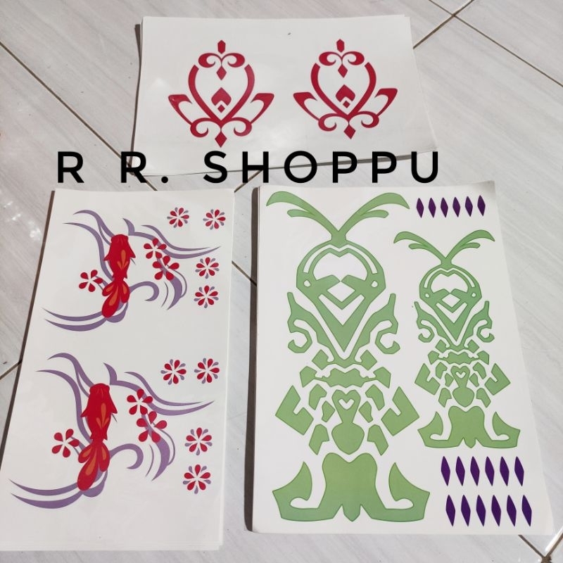 Tato cosplay Xiao Yoimiya Nilou