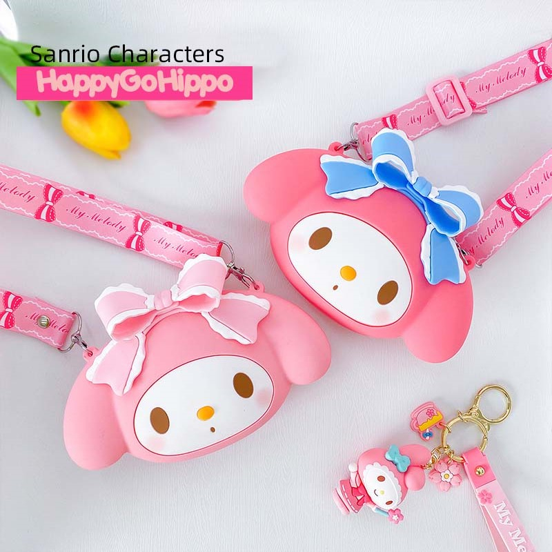 Tas Silikon Sanrio/ Jelly Bag Sanrio/ Hellokitty My Melody Cinamoroll/ Tas Anak Perempuan Super Lucu