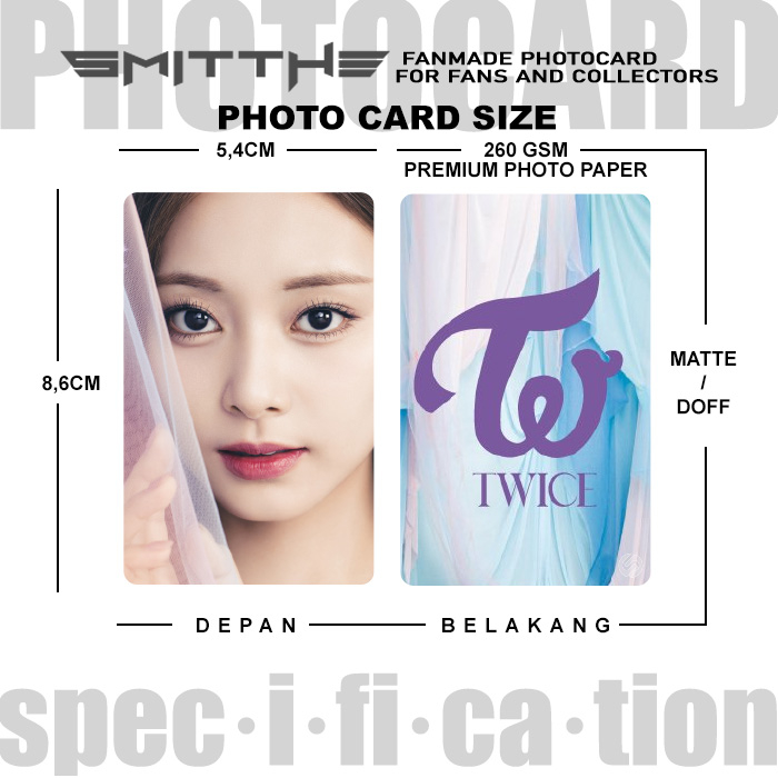 Photocard TWICE HARE HARE Unofficial Photo Card Kartu Koleksi KPOP