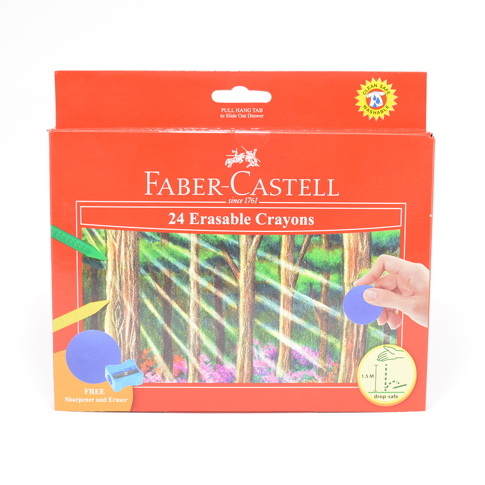 

Erasable Crayon Faber Castell 12 dan 24 Warna Original