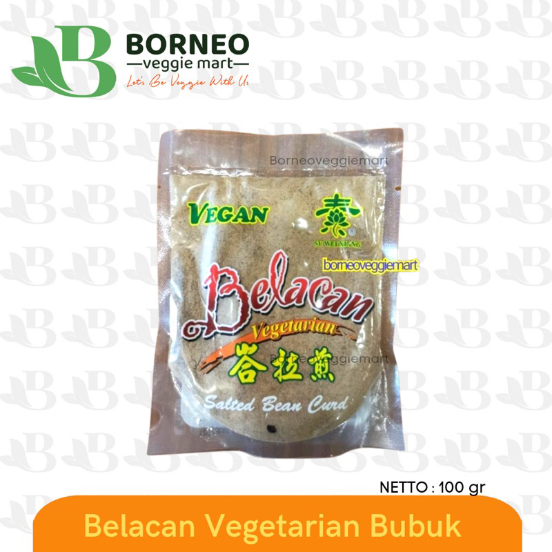 

Belacan Bubuk Vegetarian / Terasi Bubuk Vegan / Salted Bean Curt 100gr