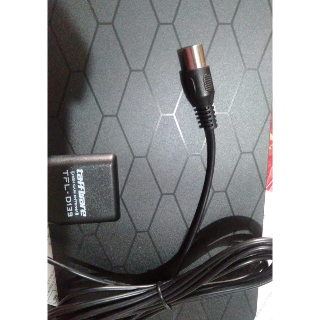Antena TV Universal Indoor Dalam Rumah High Gain 25dB Taffware