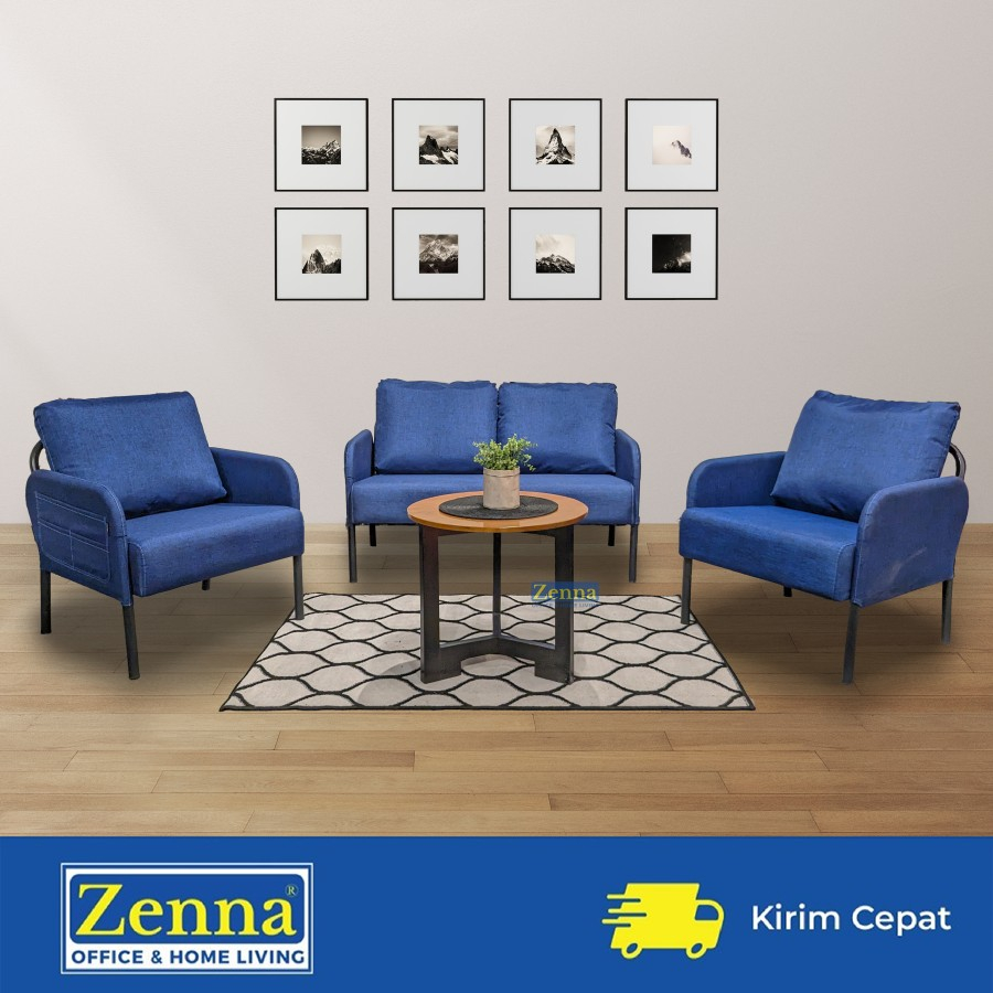 Zenna Sofa Fillbert / Sofa Rangka Besi / Sofa Minimalis