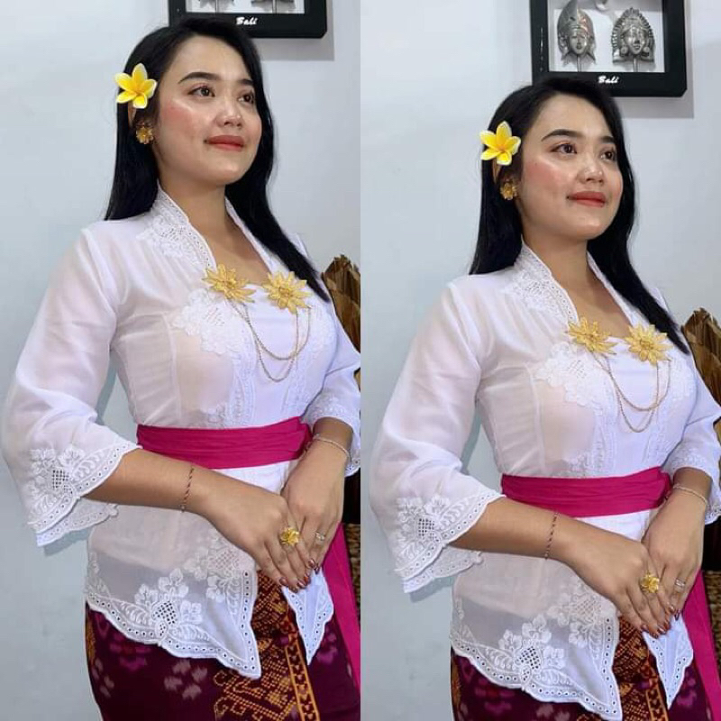 Kebaya bordir tangan lonceng/ Kebaya bordir bali murah