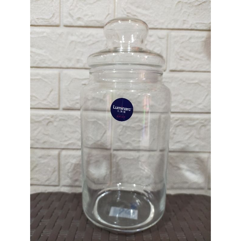 Toples Kaca 1 Liter / Toples Kaca Luminarc / Toples Kue Kedap Udara / Toples Kue Luminarc Kedap Udar