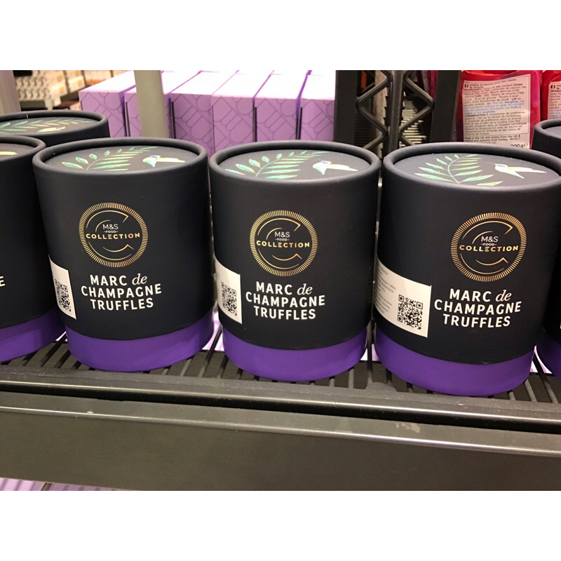 

Marks Spencer M&S Food Collection Chocolate Marc de champag*ne Truffles Coklat 125gr