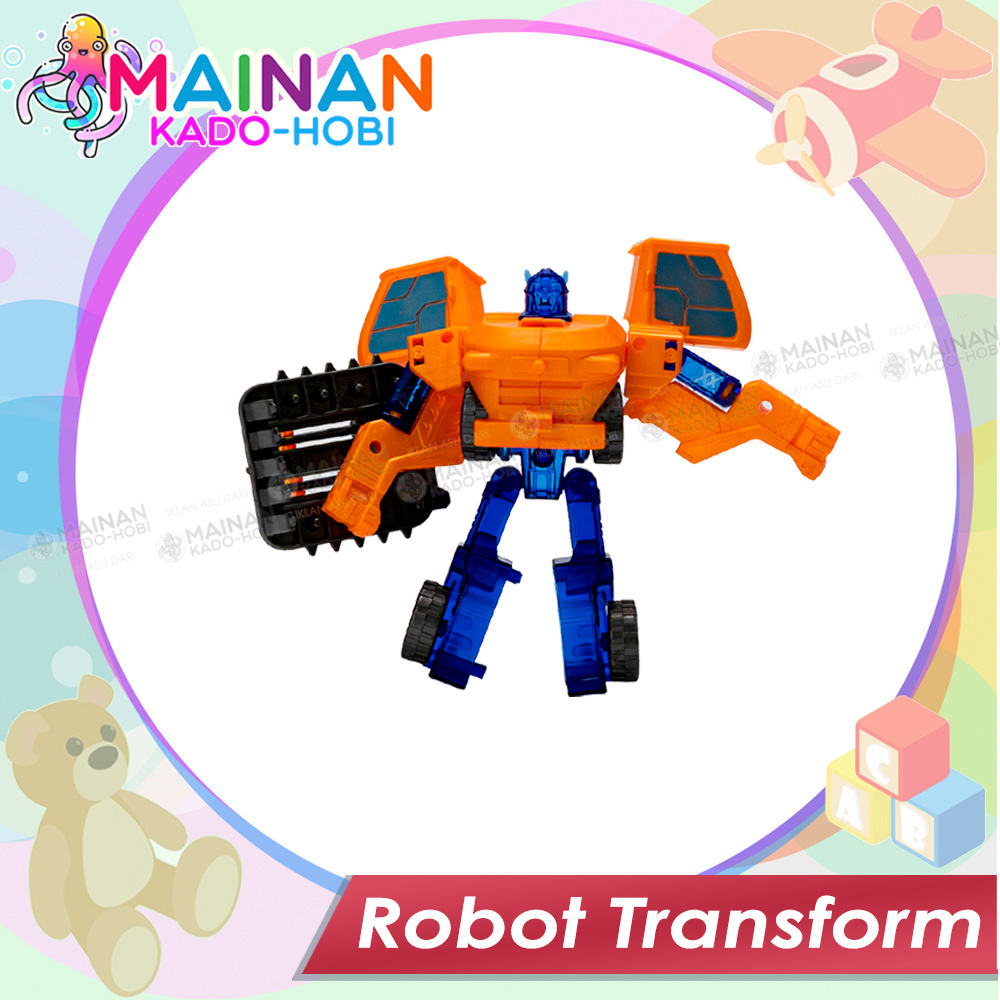 HADIAH ULANG TAHUN MAINAN ANAK LAKI DIECAST CAR ROBOT TRANSFORMERS