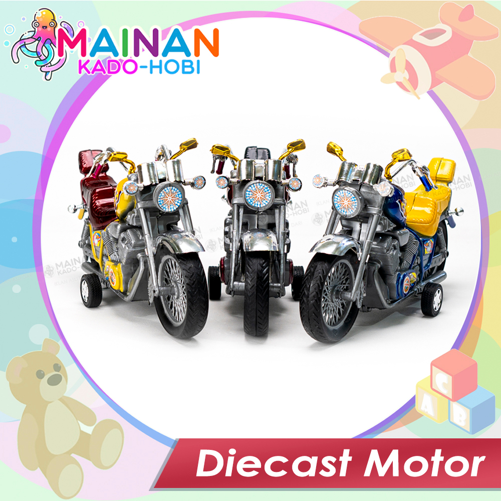 KADO ULANG TAHUN ANAK MAINAN MINIATUR DIECAST MOTOR BALAP MOTORCYCLE RACING