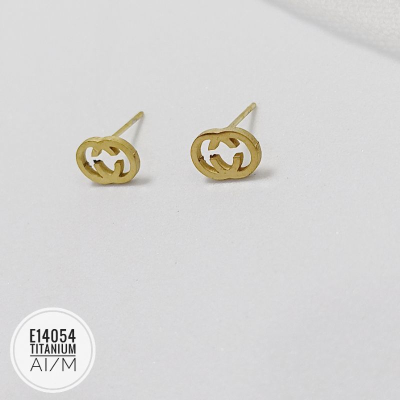 Anting titanium stud variasi simple E14054