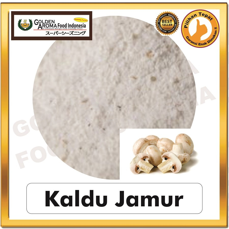 

Bumbu masak bubuk Tabur Rasa Kaldu Jamur 100Gr Bubuk Tabur Mushroom Seasoning Murah Enak Aman