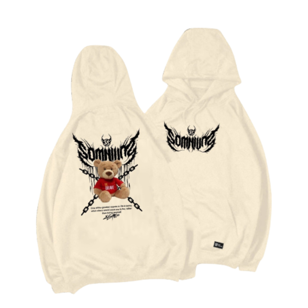 Hoodie ChainBear Art EgtnSomnium Original (L XL) Basic Hoodie Pullover Full Motif Premium Distro Hoo