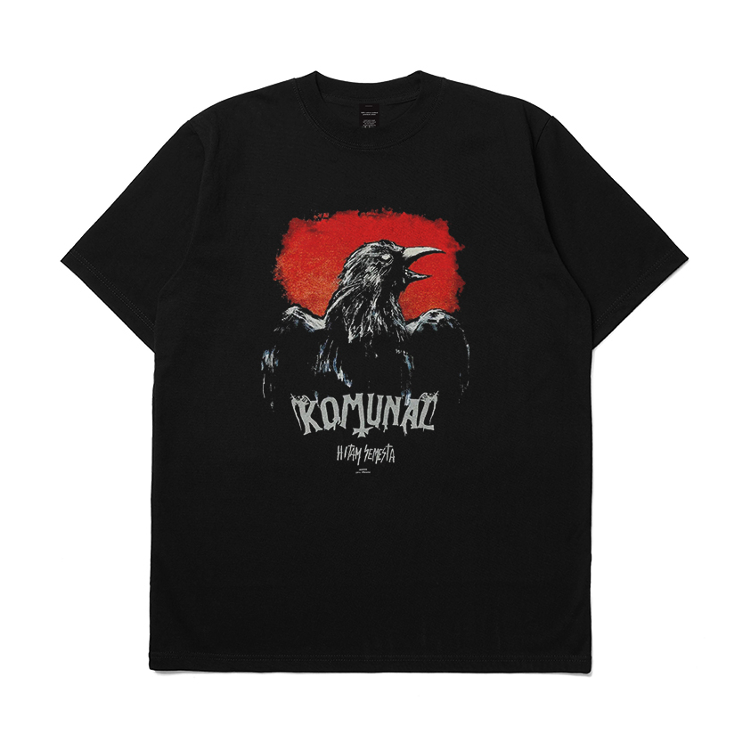 T-Shirt Band Komunal Hitam Semesta