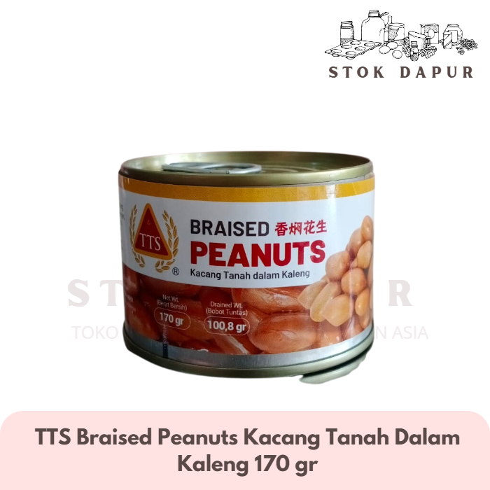 

TTS Braised Peanuts Kacang Tanah Dalam Kaleng 170 gr