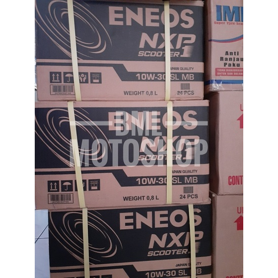 Paket 1 Dus Oli Motor Matic Eneos NXP 10W-30 800ml Orisinil isi 24 Botol