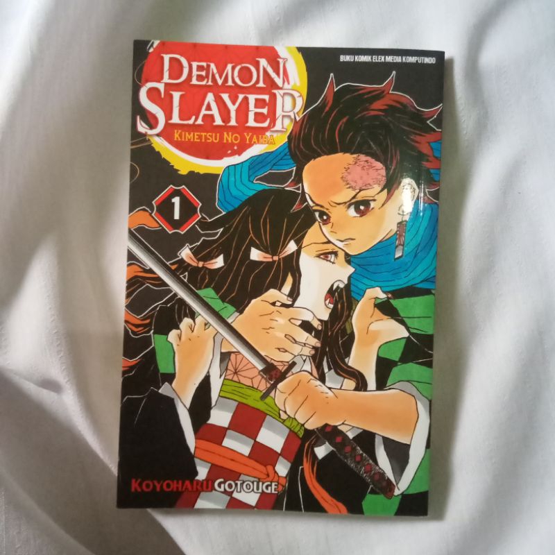 Preloved Komik Kimetsu no Yaiba (Demon Slayer) Vol.1