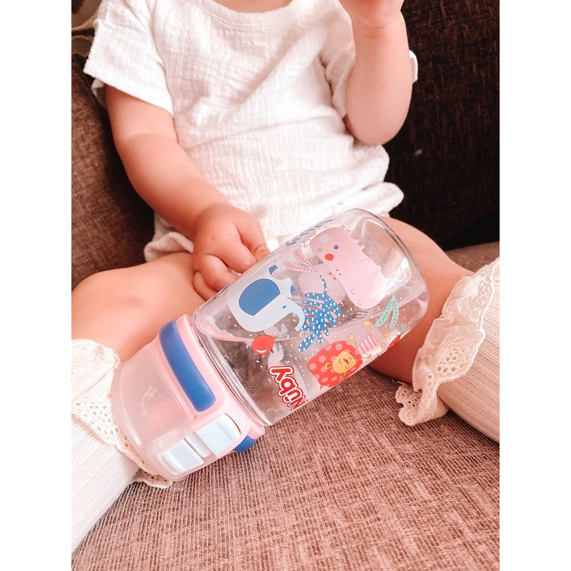 Nuby tritan flip cover / botol minum anak