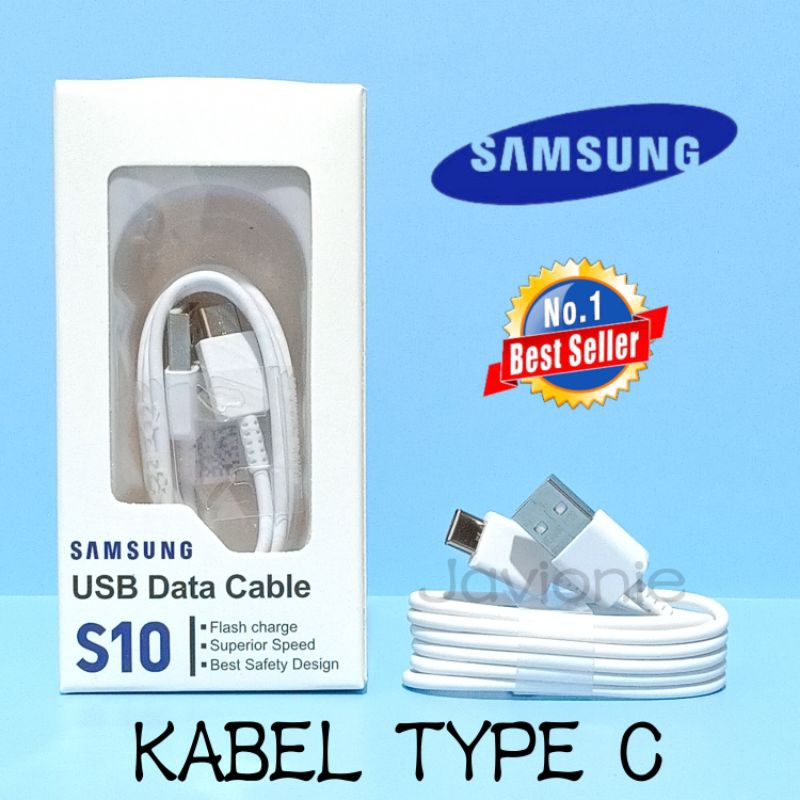 Kabel Data Charger Cas SAMSUNG S8 S8+ S9 S9+ S10 S10+ S10e Plus ORIGINAL TYPE C Fast Charging