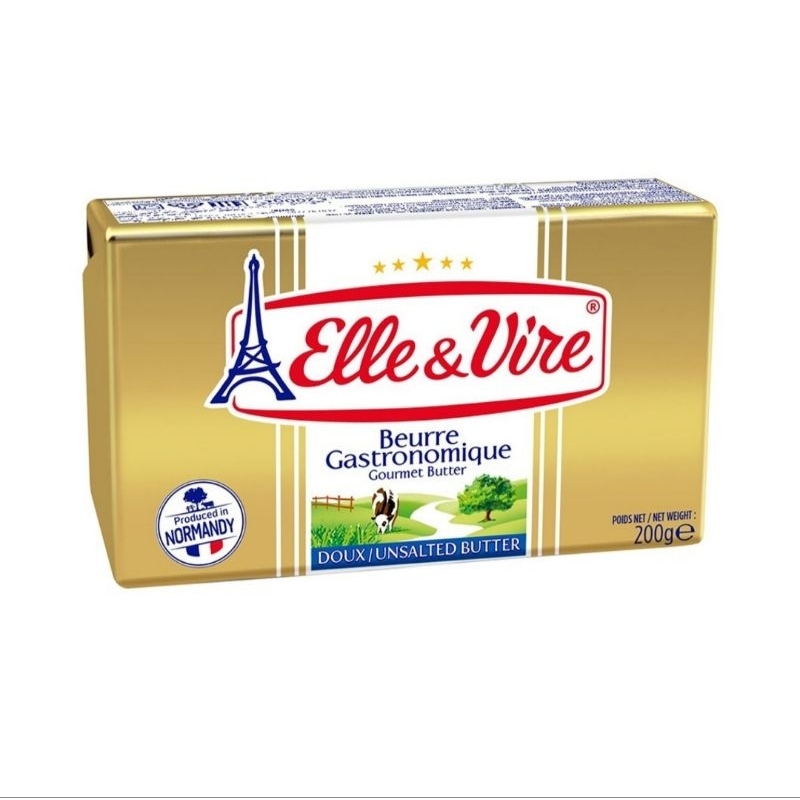 

ELLE VIRE BUTTER SALTED / UNSALTED MENTEGA 200Gr