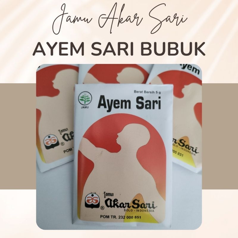 

Jamu Akar Sari - Ayem Sari Bubuk (2 pcs) - Menyehatkan Jantung