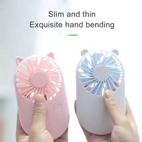 Kipas Angin Portable 2 in 1 / Kipas Angin Cute Pocket / Mini Fan USB Cooling