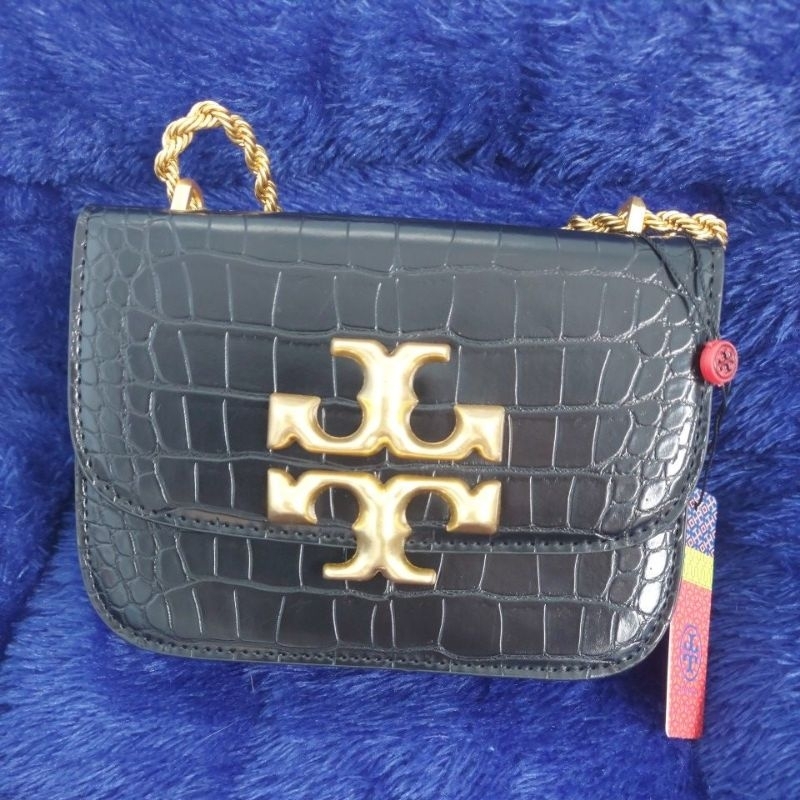 Tas wanita TB eleanor croco black 19cm TB01