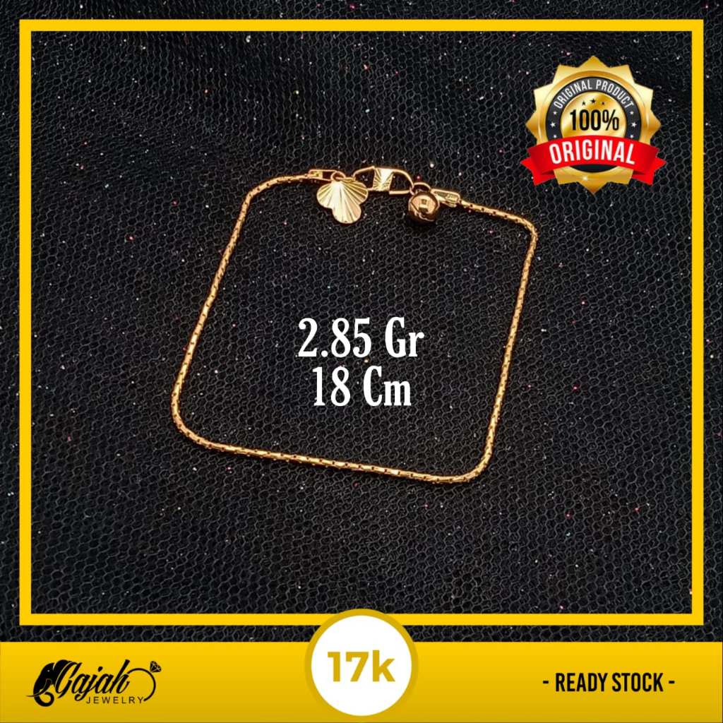 Gelang Emas 17K - 2.85 Gr Kadar 750 - 4803