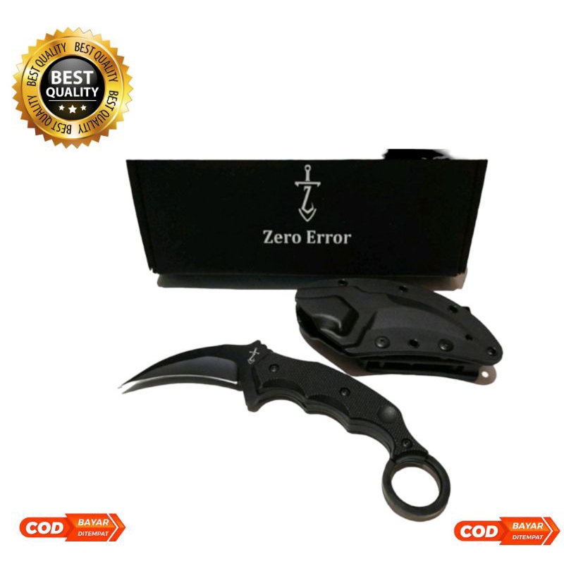 Pisau Karambit Zero Error 630 T P1345 Karambit Original