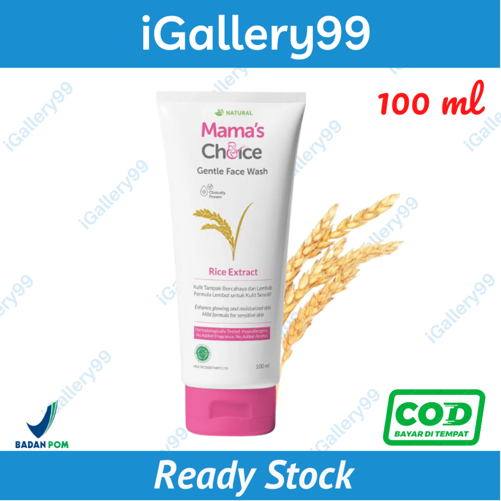 Mama's Choice Gentle Face Wash 100 ml Sabun Pembersih Wajah Aman Halal Natural