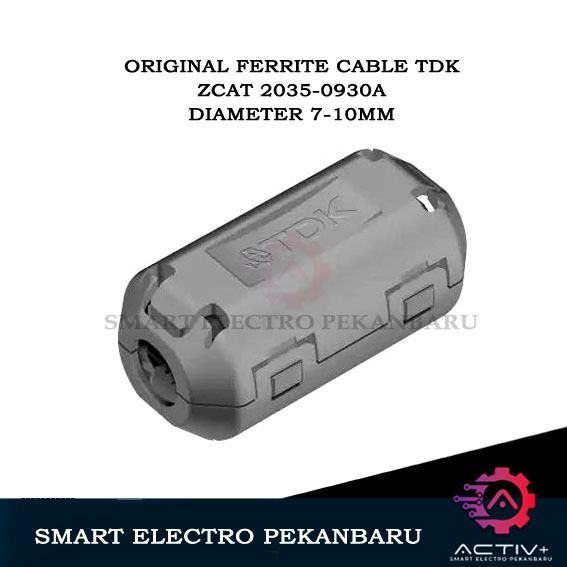 ORIGINAL TDK FERRITE Tipe ZCAT 2035-0930A Diameter 7-10mm EMI FILTER Ferrite kabel busi coil injecto
