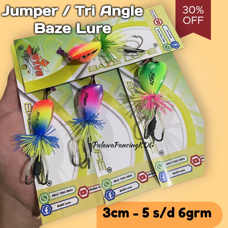 Baze Lure jumper /Jf / Triangle Mini lure Toman Gabus