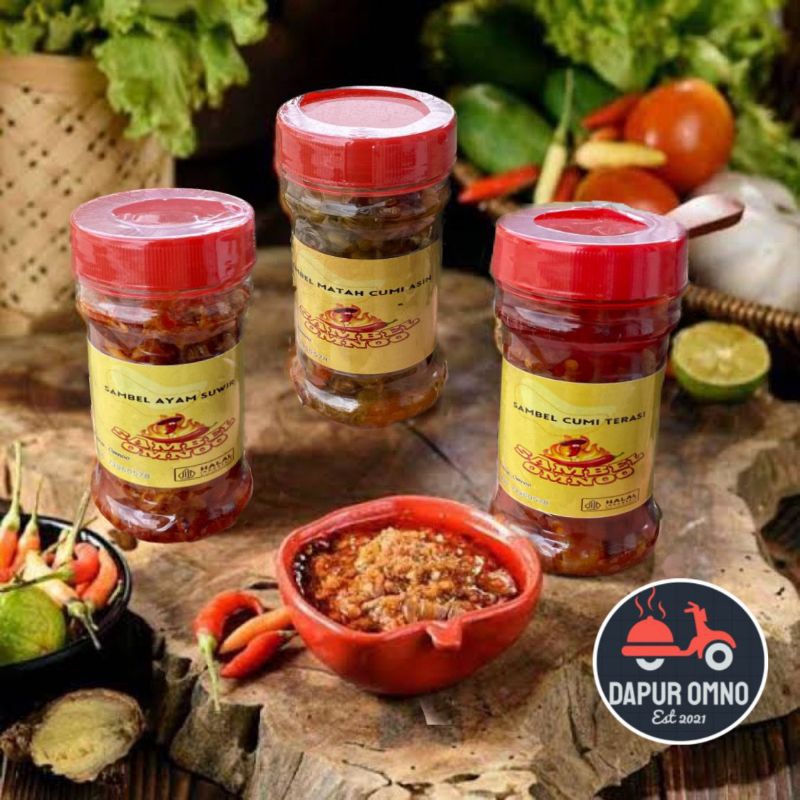 

Sambel Omnoo by dapur Omnoo || botol 150g murah enak
