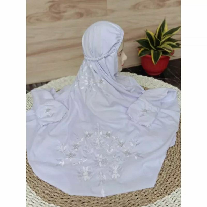 Mukena Dewasa Mukena Bordir Komputer Mukena Santri Mukena Borput (Cod)